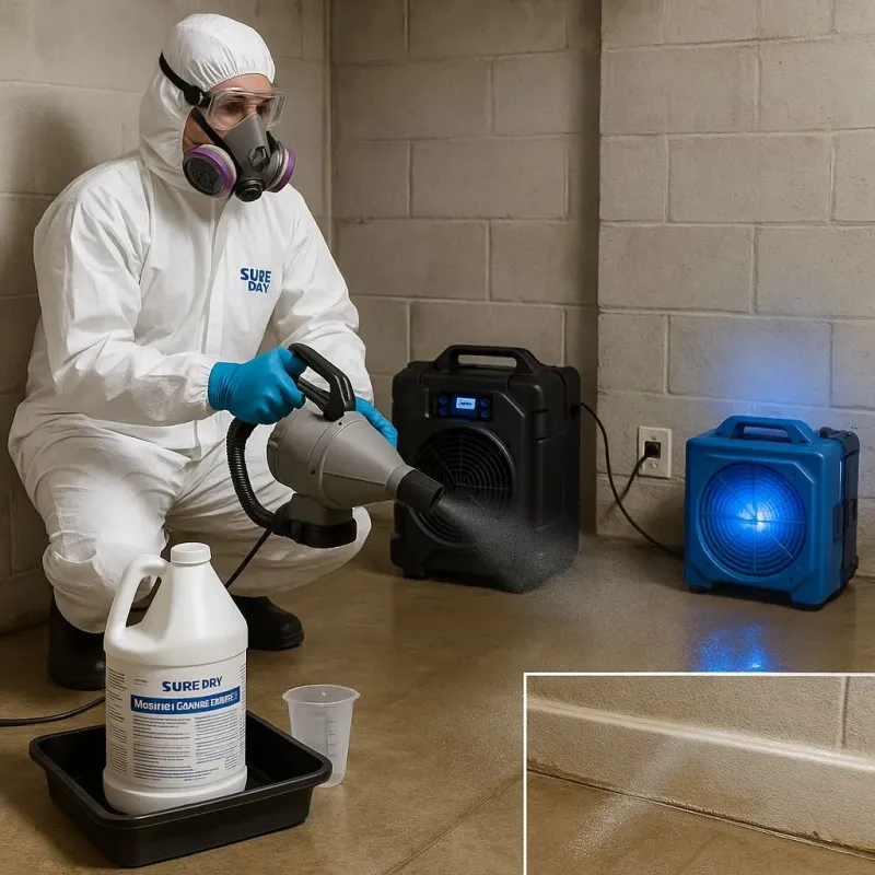 Sanitization and Odor Removal process in Plymouth County, MA